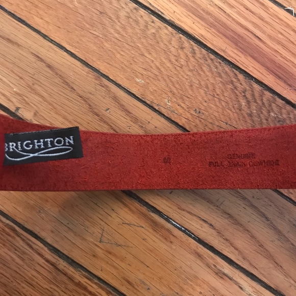 Red Belt by Brighton size small (25-26" waist) - Picture 4 of 5